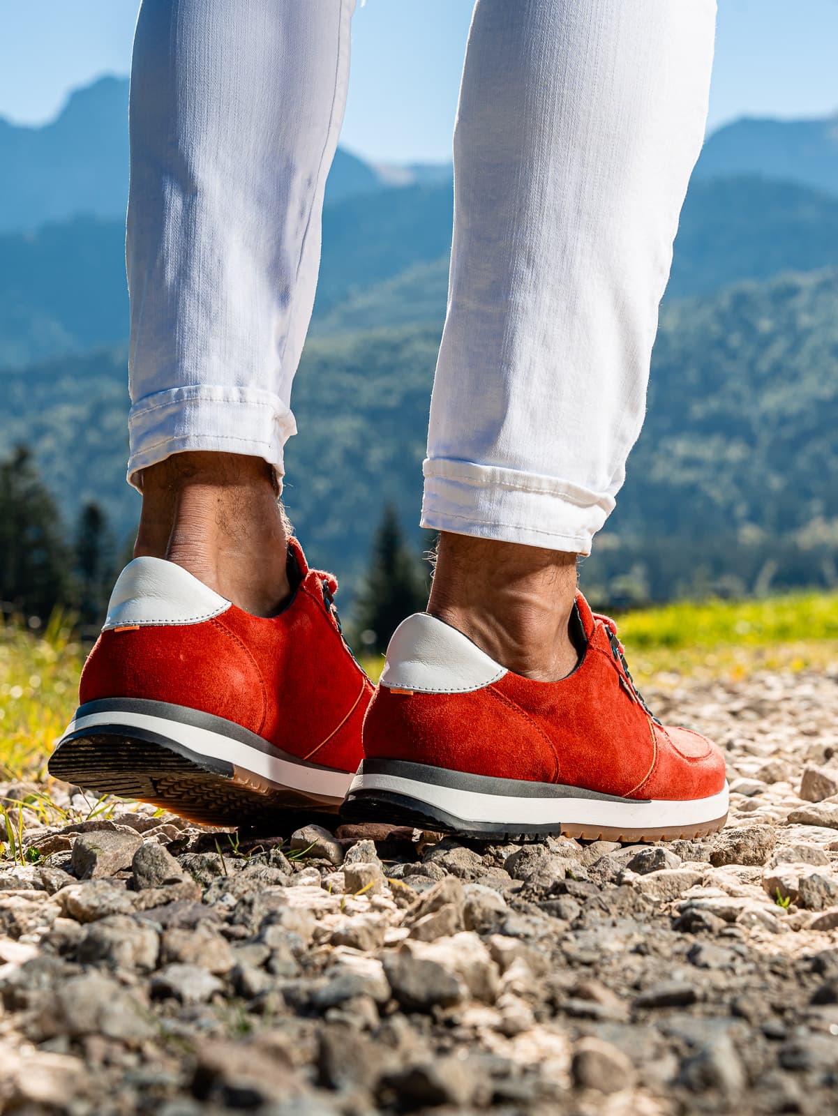 BUTY RED SHAMMY SNEAKER