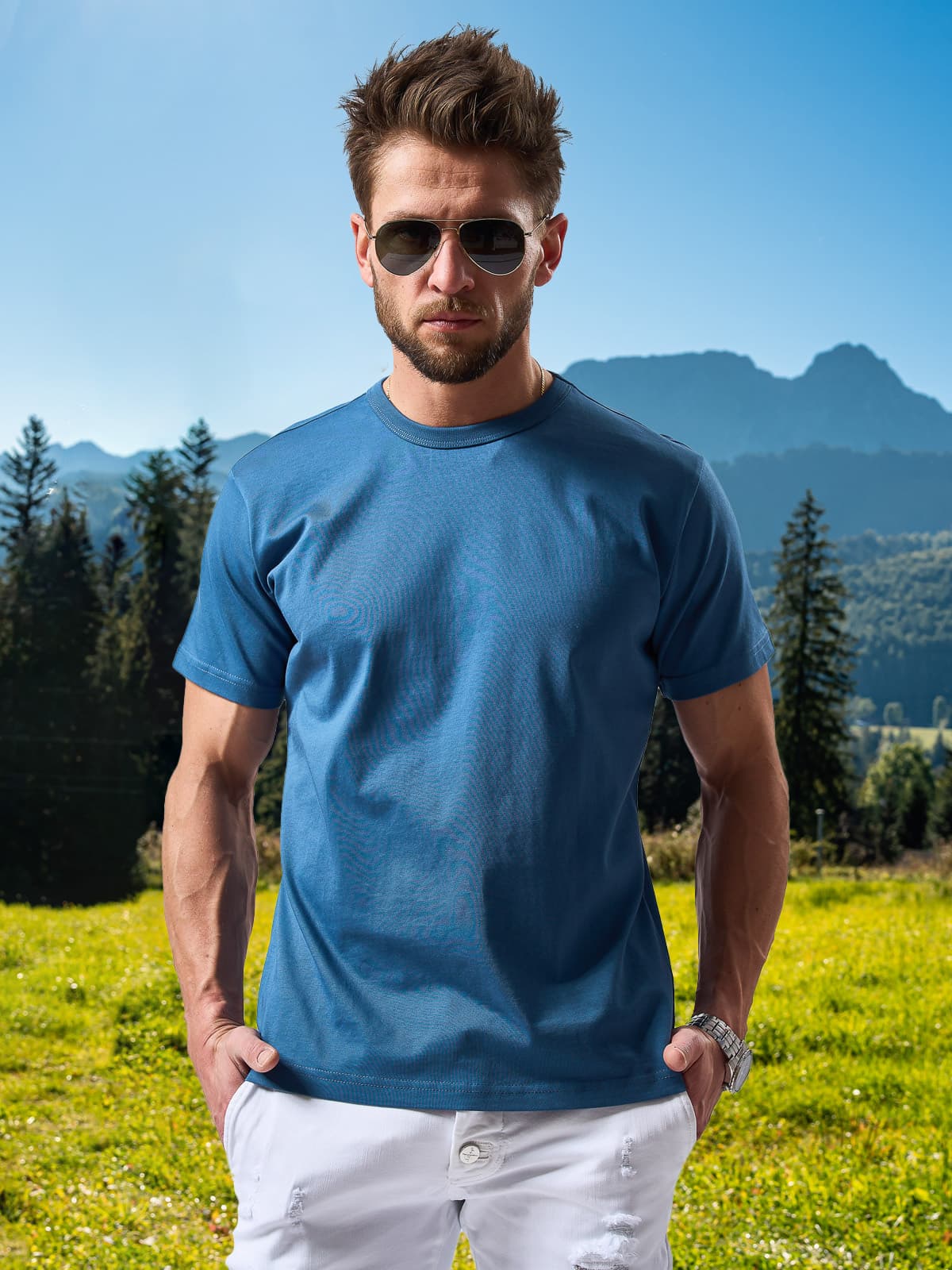 T-SHIRT COASTLINE PATROL BLUE 